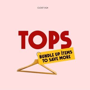 Tops Closet Sign